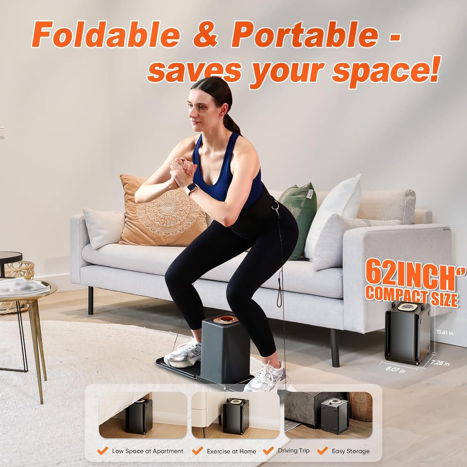 Smart Home Gym Portable & Foldable Strength Training Cube Machine
