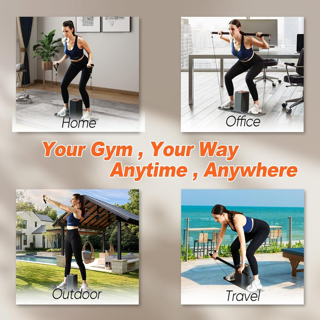 Smart Home Gym Portable & Foldable Strength Training Cube Machine